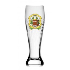 Weizenbierglas gedreht 0,5L bedrucken