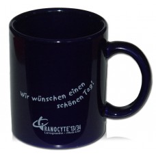 Becher blau Keramik bedrucken