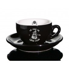 Cappuccino Palermo 200ml schwarz Nuova Point inklusive Untertasse