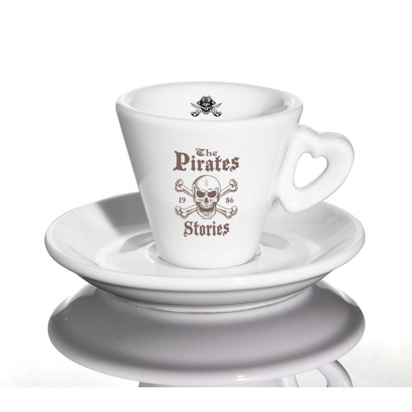 Espressotassen Trieste mit Herzhenkel Nuova Point bedrucken 